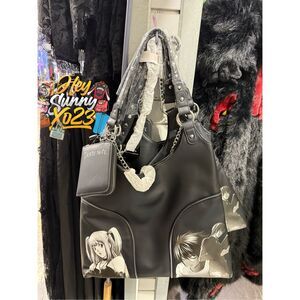 Death Note Slouchy Shoulder Bag With Coin Purse
